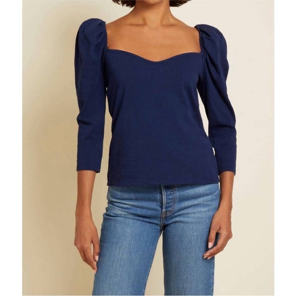 Nation LTD Tops - Nation LTD Arabelle Party Tee Navy